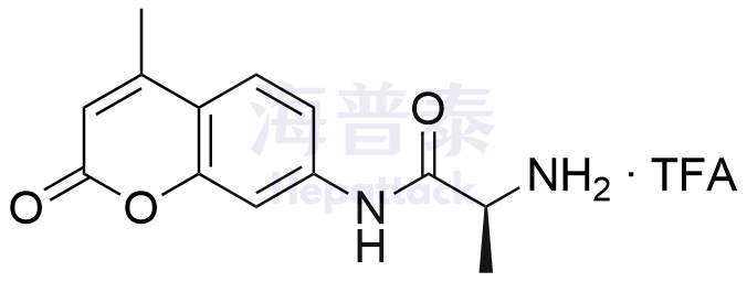 H-Ala-AMC ∙ TFA 96594-10-4 structural formula